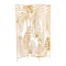 Gold Iron Glam Room Divider Screen, 71" x 48" x 1"
